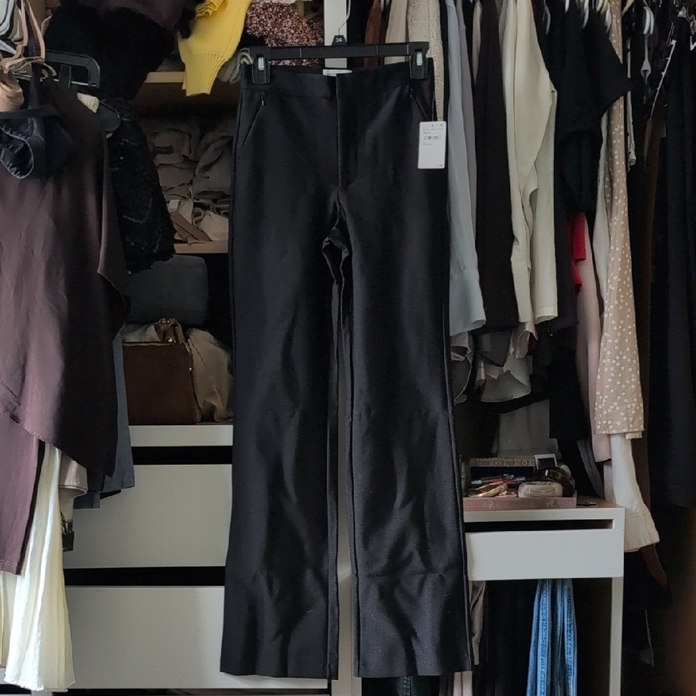 Good American Soft Stretch Ponte Straight Trousers NWT
